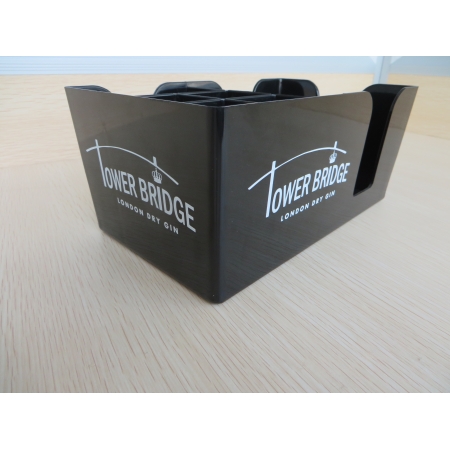 High Quality ABS Plastic Bar Napkin Holder With Brand Logo 