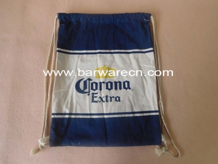 Custom High Quality Small Canvas Drawstring Bag With Printing Logo 