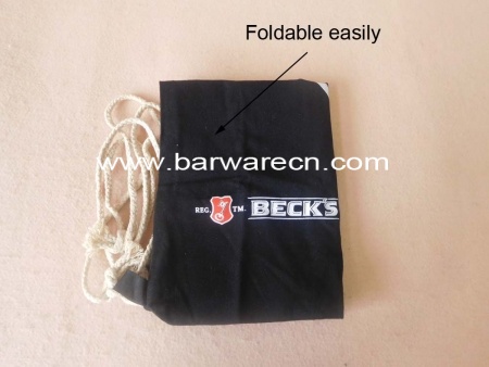 Custom High Quality Small Canvas Drawstring Bag With Printing Logo 