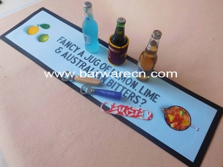 custom rubber drip bar counter mat with best quality 