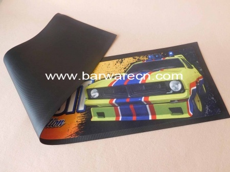 custom pvc nitrile rubber non-woven fabric bar counter mat 