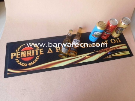 nitrile natural bar drip mat branded bar mat using customized 