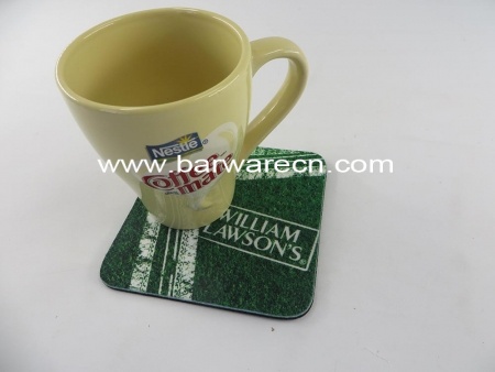 Promotional custom rubber felt cup coaster for bulk wholesale 