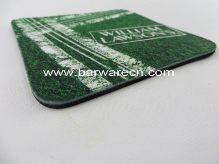 Promotional custom rubber felt cup coaster for bulk wholesale 