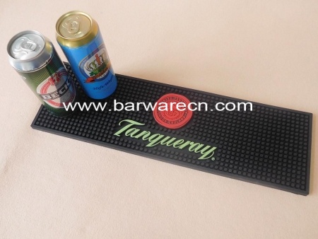 personalised pvc bar drip rail mat with full color printing logo 