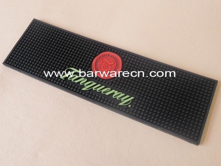 personalised pvc bar drip rail mat with full color printing logo 