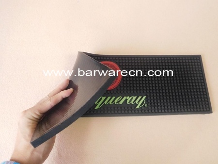 personalised pvc bar drip rail mat with full color printing logo 