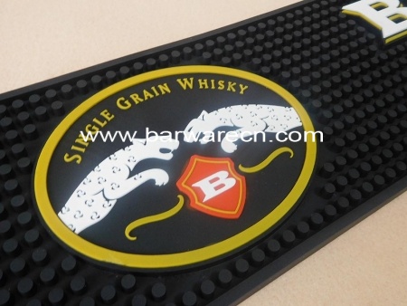 Personalized logo soft pvc bar rail mat in China 