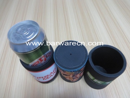 Best selling full color printing neoprene bottle stubby holder 