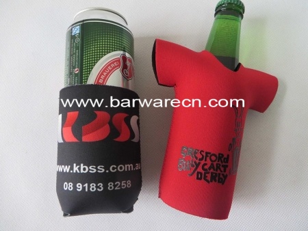 Neoprene beer bottle cooler with printing logo 