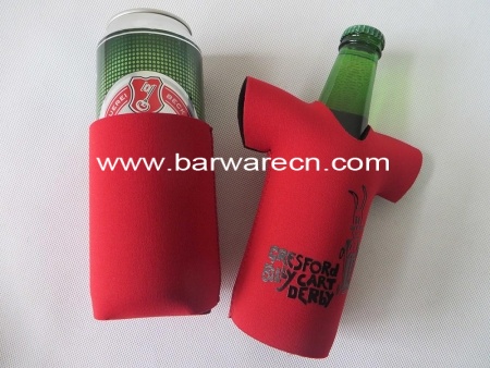 Neoprene beer bottle cooler with printing logo 