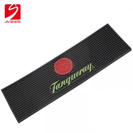 personalised pvc bar drip rail mat with full color printing logo 