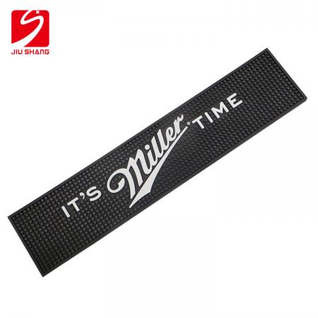 High quality custom 3D logo pvc bar beer drip mat 