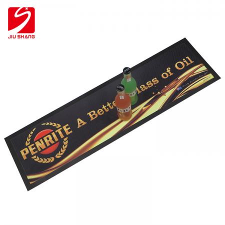 nitrile natural bar drip mat branded bar mat using customized 