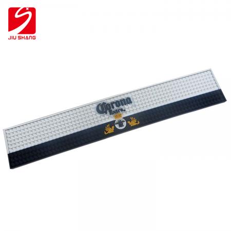 Corona PVC Bar Rail Mat With Embossed logo 