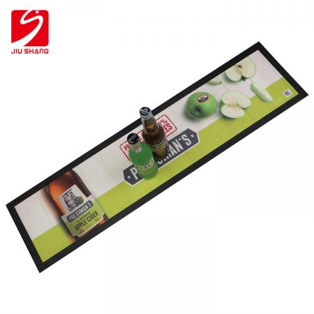 Custom Heat Transfer Printing Nitrile Rubber Bar Mat 