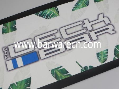 Colorful Printed Wetstop Nitrile Rubber Bar Mat 