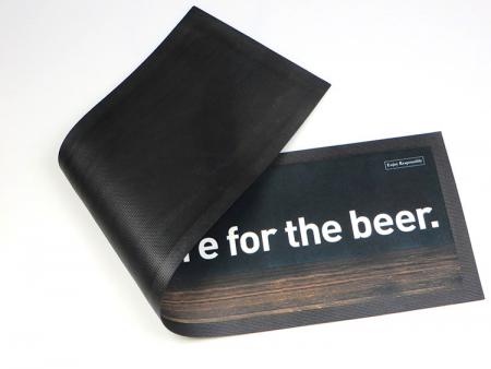 Non Woven Fabric Beer Mat for Bar Using 