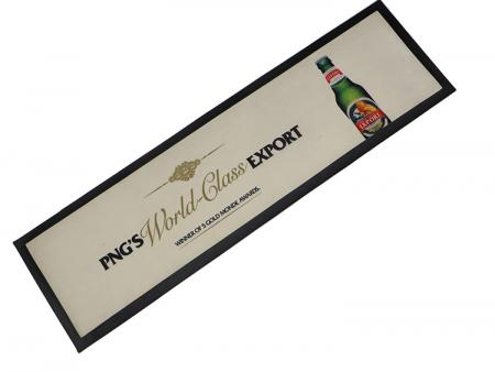 Full Color Printed Bar Mat with Nitrile Non-slip Backing 