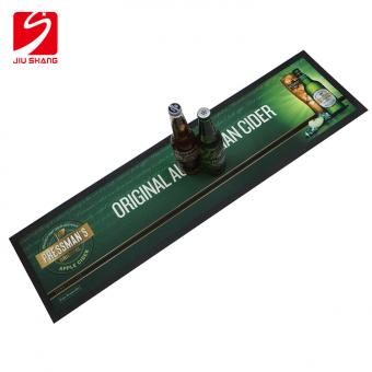 Logo Printed Rubber Bar Mat