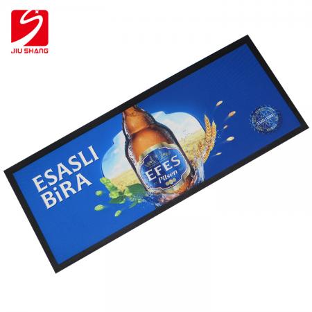 Woven Fabric Beer Mats Nitrile Rubber Bar Mat 