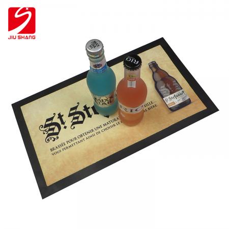 Custom Beer Service Rubber Drip Mat 