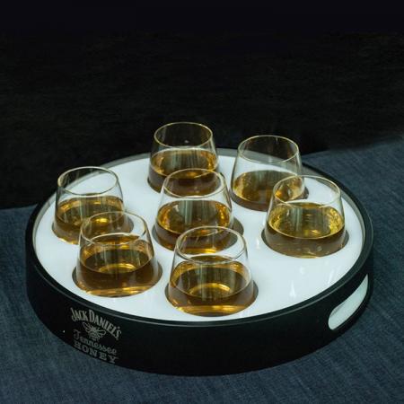 OEM Logo Printing LED Plastic Beer Tray 