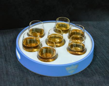 LED Plastic Beer Serving Tray for Glasses 