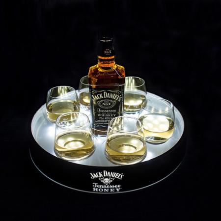 OEM Logo Printing LED Plastic Beer Tray 