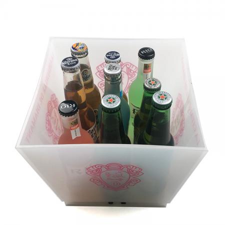 Square Seven Color LED Beer Bucket 