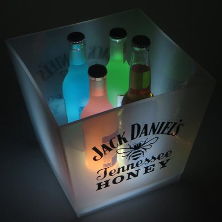 Single Color LED Ice Cooler Bucket 