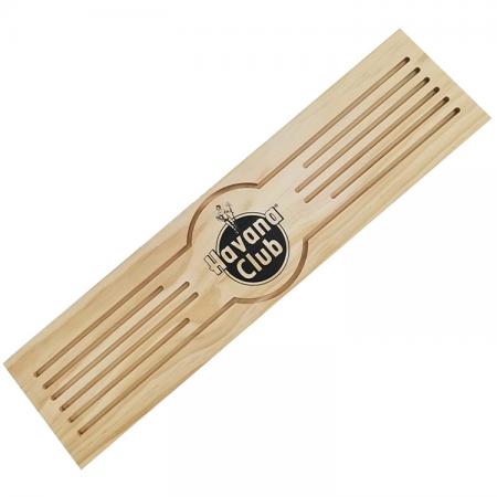 Rectangle Bamboo Coaster With Customized Logo 