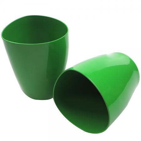 Custom Shape Unbreakable Green Aluminum Mug 