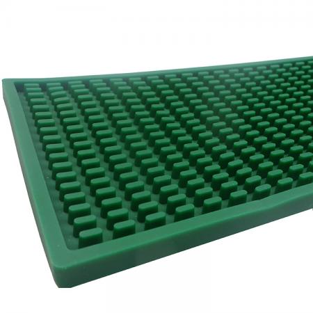 Green Durable PVC Beer Drip Bar Mat 