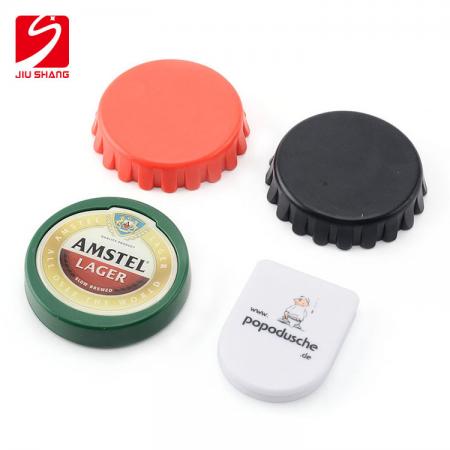 ABS Bottle-Cap-Shaped Bottle Opener with Magnet 