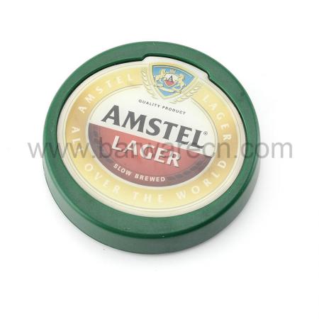 ABS Bottle-Cap-Shaped Bottle Opener with Magnet 