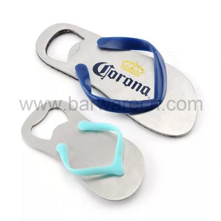 Unique Keychain and Flip Flops Bottle Openers Metal Bartender Bar Tool 