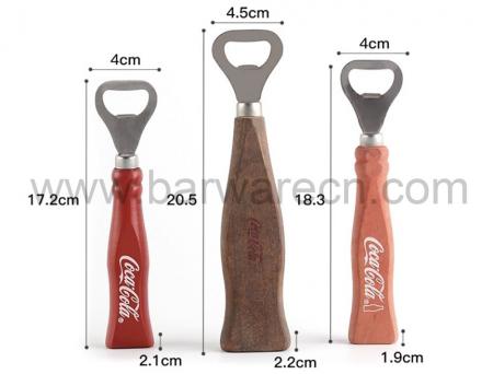 Coca Cola Best Wood for Bottle Openers Handheld Bartender Beer 