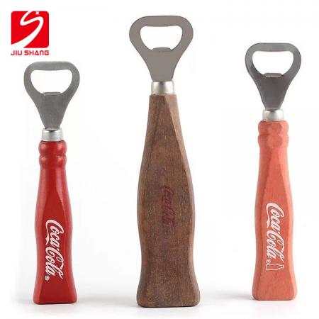 Coca Cola Best Wood for Bottle Openers Handheld Bartender Beer 