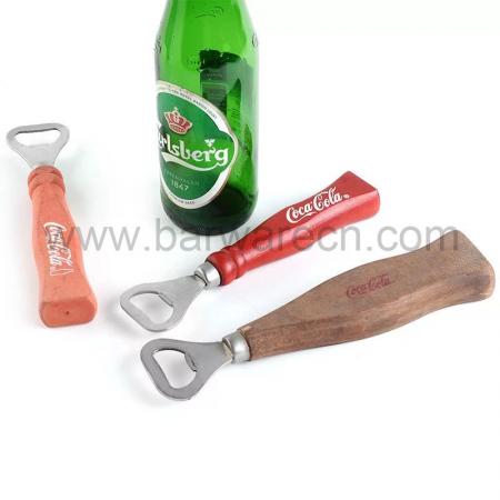 Coca Cola Best Wood for Bottle Openers Handheld Bartender Beer 