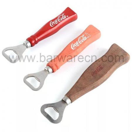 Coca Cola Best Wood for Bottle Openers Handheld Bartender Beer 