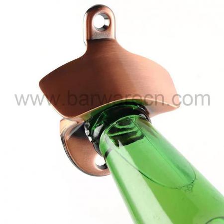 Wall Mounted Beer Brewery Party Zinc Alloy Bottle Opener 