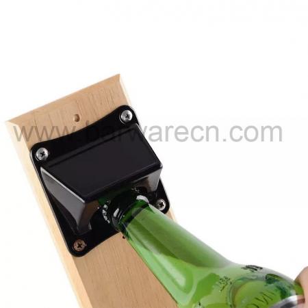 Bar Wall Decoration Magnetic Bottle Openers Wooden Wall Hanging Opener Crafts 