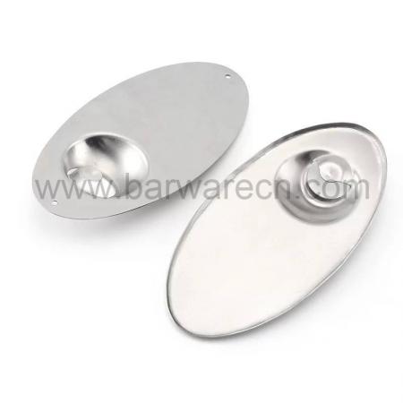 Stainless Steel Surfboard Oval Shape Design Wall Mounted Bottle Opener 