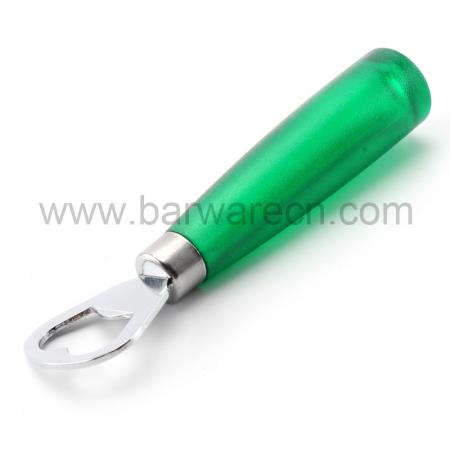 Stainless Steel Function Part Beer Bottle Opener with Plastic Handle 