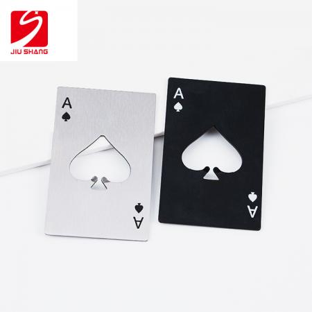 Stainless Steel Credit Card Size Casino Bottle Opener for Your Wallet 