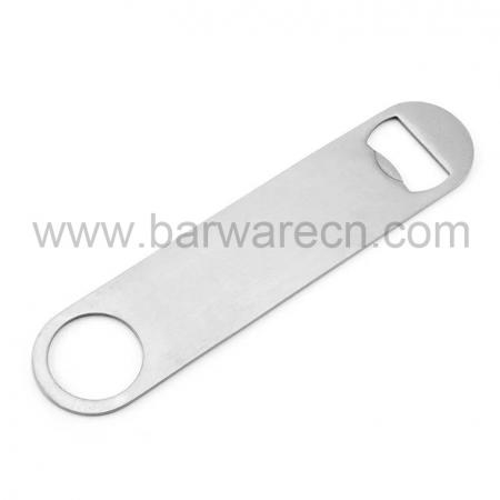 Stainless Steel Flat Bottle Opener Personalized Bar Blade Custom Logo & Text Free Engraving 