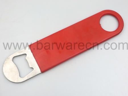 Bar Blade Speed Beer Bottle Opener Stainless Steel PVC Coated 