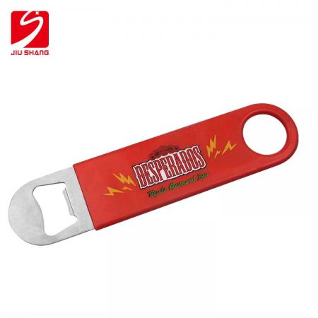 Bar Blade Speed Beer Bottle Opener Stainless Steel PVC Coated 