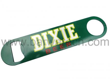 DIXIE Beer Shape Bar Blade Bottle Opener Art Design Print Bar Beer Alcohol 